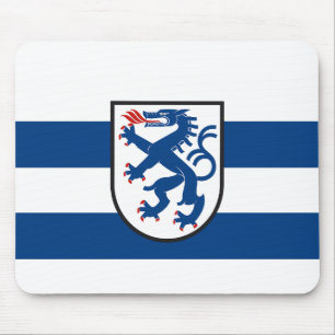 Ingolstadt stadsflagga Tyskland symbol emblem drak Musmatta