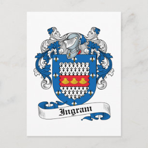 Ingram Family Crest Vykort