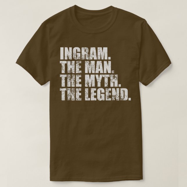IngramIngram Family namn Ingram last Name Ingram S T Shirt (Design framsida)
