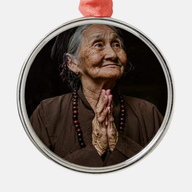 Ingraverade minnesprydnader - Personlig Julgransprydnad Metall (Framsidan)