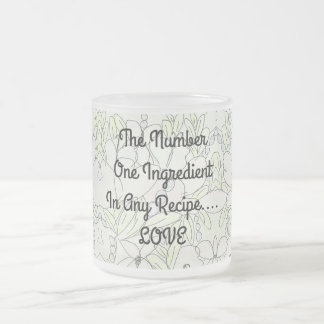 Ingrediens.. KÄRLEK Frostad Glasmugg