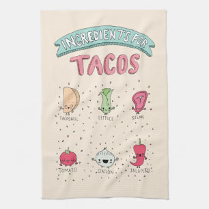 INGREDIENSER FÖR TACOS KÖKSHANDDUK