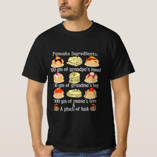 Ingredienser i kreativ Pårkaka t-shirt design