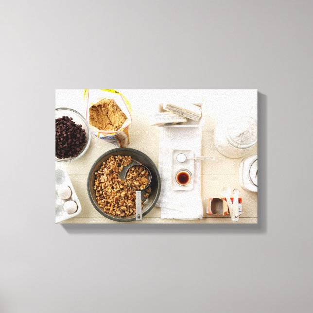 Ingredienser och Verktyg 3 Canvastryck (Framsida)