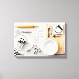 Ingredienser & verktyg 1 canvastryck