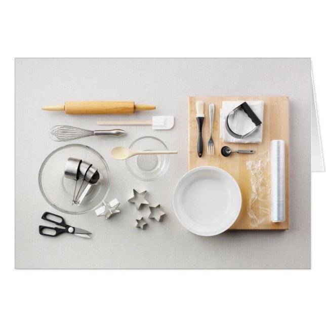 Ingredienser & verktyg 1 hälsningskort (Framsidan Horizontal)