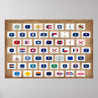 Ingressen till Förenade Stater-konstitutionen Poster