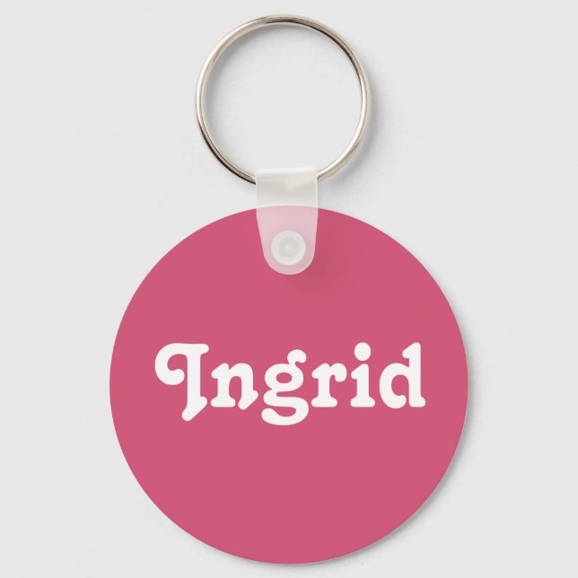 Ingrid för nyckelring (Framsida)