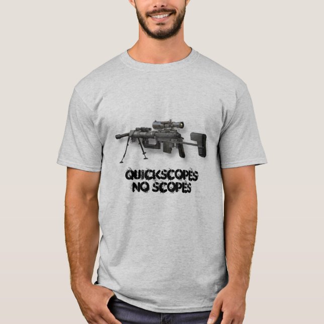 Ingripande QuickscopesNo räckvidder Tee Shirt (Framsida)