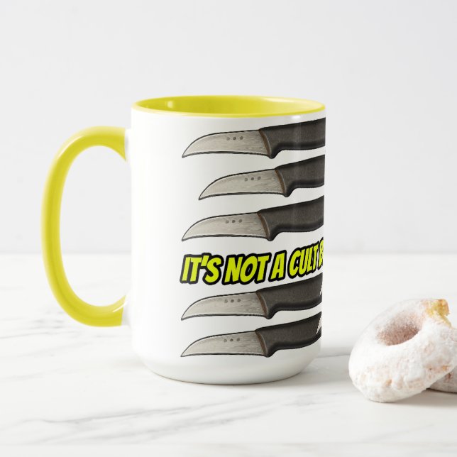 Ingroup-Outgroup Mug for Grown Men Arguing Online Mugg (Med munk)