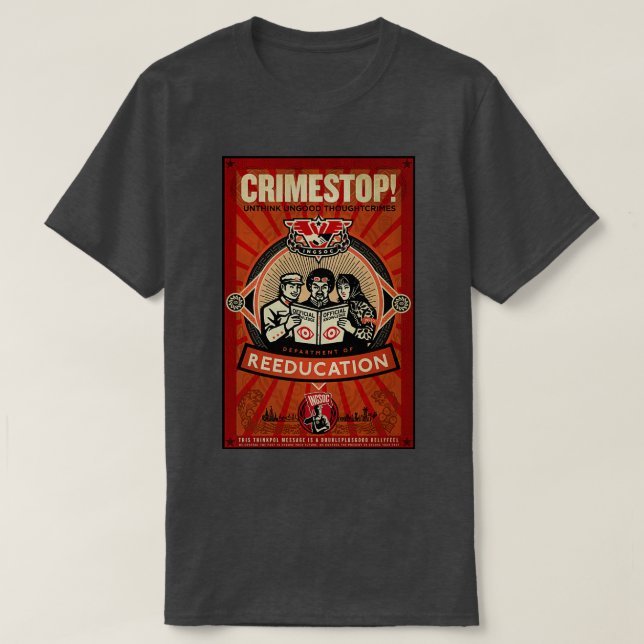 INGSOC 1984 Thoughtcrime T Shirt (Design framsida)