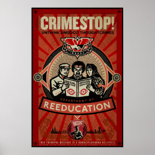 INGSOC 1984 Trådlös utskrift Poster