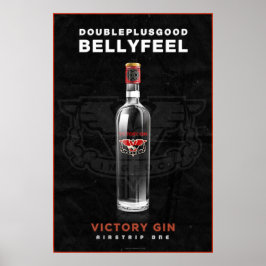 INGSOC 1984 Victory Gin Poster