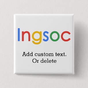 Ingsoc Orwell Google som 1984 håller ögonen på Knapp