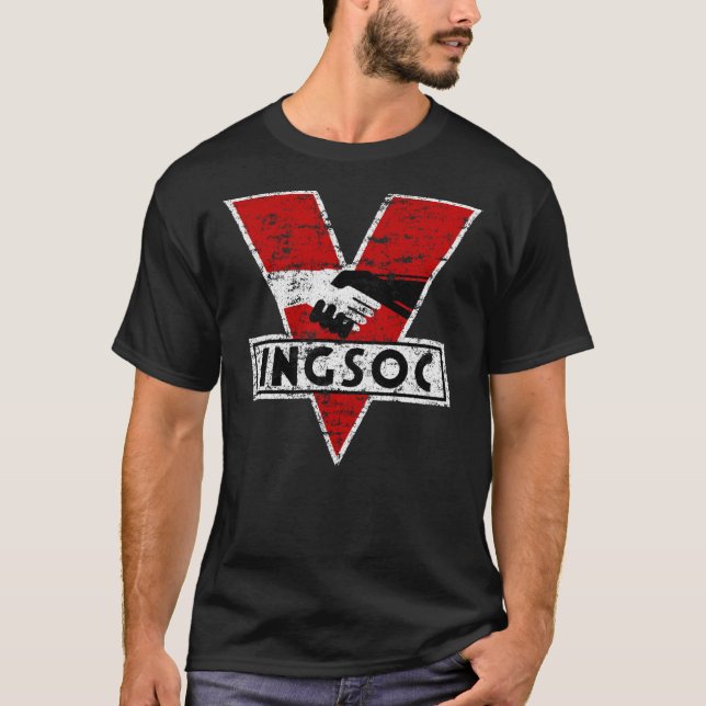 INGSOC - Party gillar det&x27;s 1984! Klassisk T-S T Shirt (Framsida)