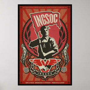 INGSOC-propagandaaffisch 1984 Poster