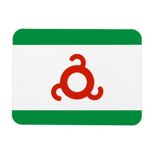 Ingushetiens flagga magnet