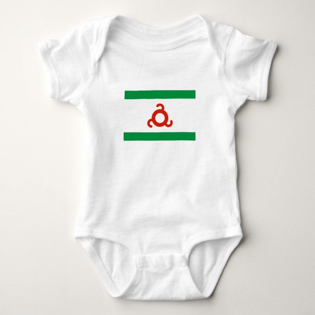Ingushetiens flagga t shirt (Framsida)