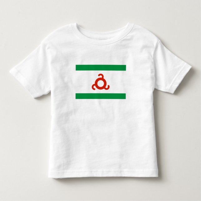 Ingushetiens flagga t shirt (Framsida)