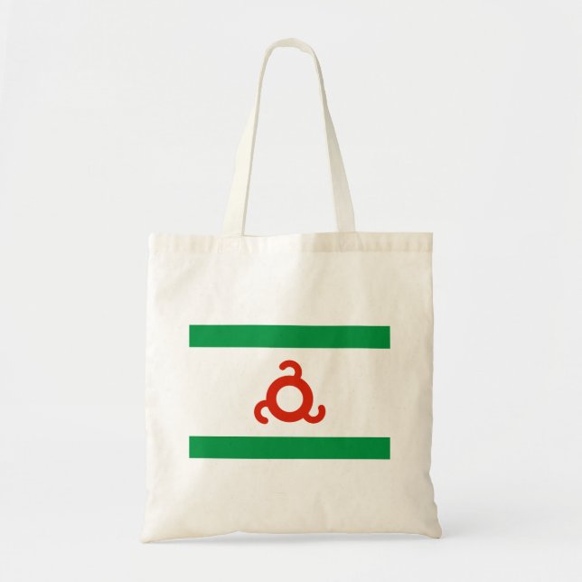 Ingushetiens flagga tygkasse (Framsidan)