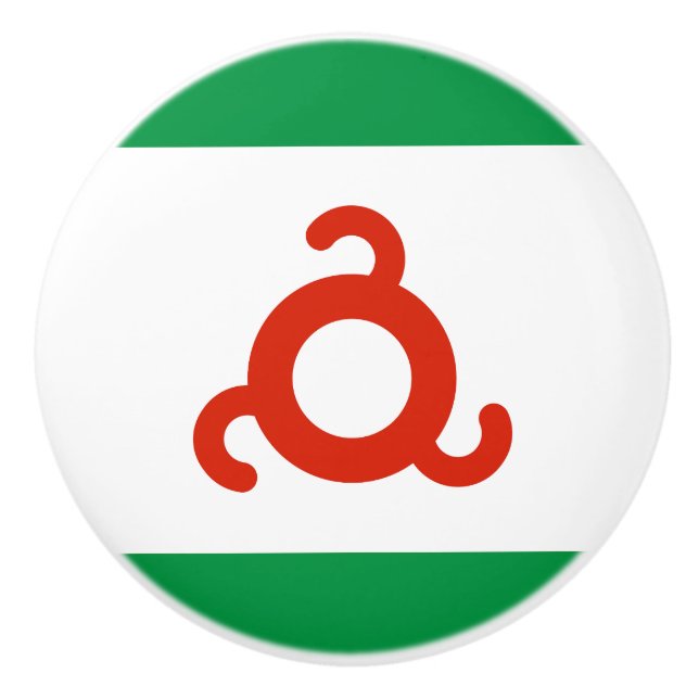 Ingusjien Flagga Knopp (Framsidan)