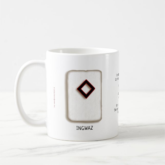 Ingwaz Runsten 11 oz. Mugg (Vänster)