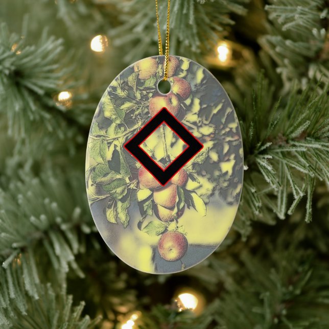 Ingwaz Viking Rune Yule Ornament - Hero! (Träd)