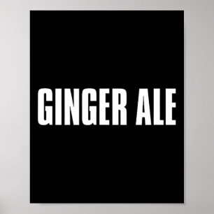 Ingweröl Thanksgiving-kostym Roliga drycker och B Poster