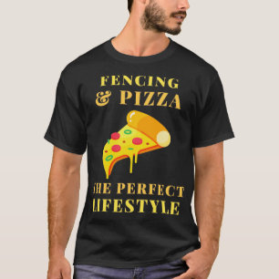 Inhägnad och pizzaliknande livsstil t shirt