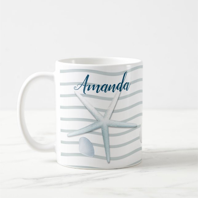 Inhägnader och pärlor kaffemugg (Vänster)