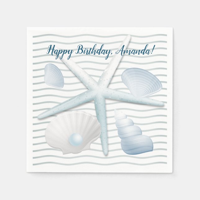 Inhägnader och pärlor pappersservett (Framsidan)