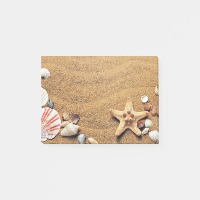 Inhägnader på stranden post-it block (Framsida)