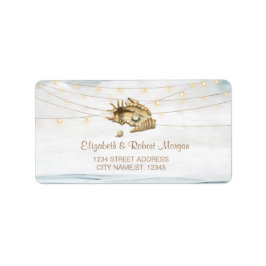 Inhägnader,Sea,String Ljus-skript Bröllop Adressetikett