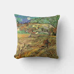 Inhägnat sädesfält med bonde av Vincent van Gogh Kudde