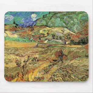 Inhägnat sädesfält med bonde av Vincent van Gogh Musmatta