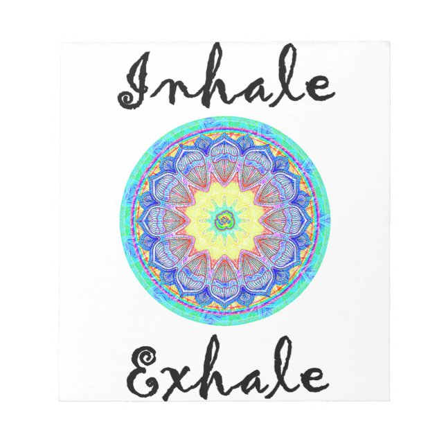 inhalationsexhale anteckningsblock (Framsida)