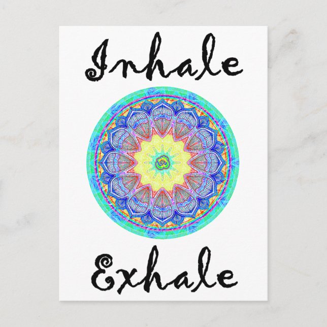 inhalationsexhale vykort (Framsida)
