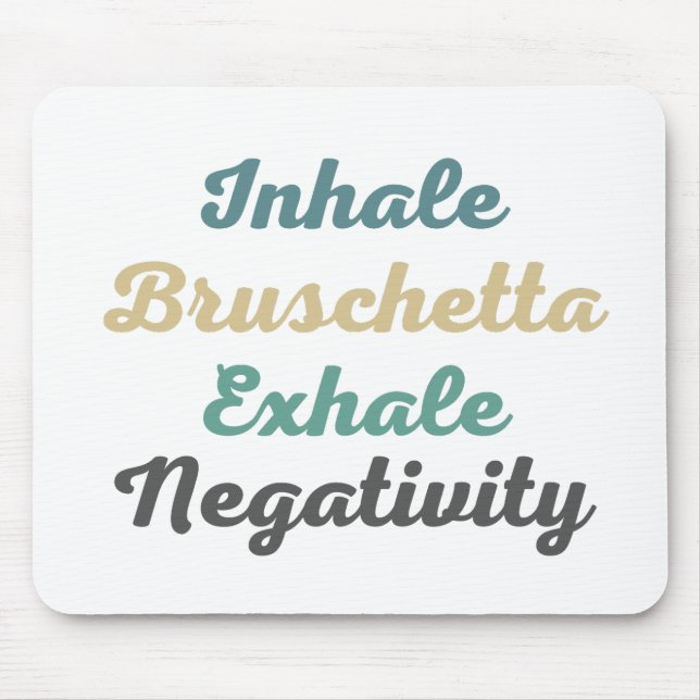 Inhale Bruschetta Exhale Negatiativitetshus Musmatta (Framsidan)