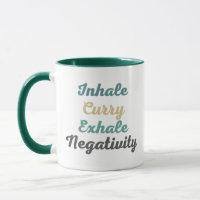 Inhale Curry Exhale Negtivity Mugg och Kopp