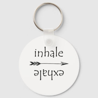 Inhale Exhale Breathe Yoga Meditation Nyckelring