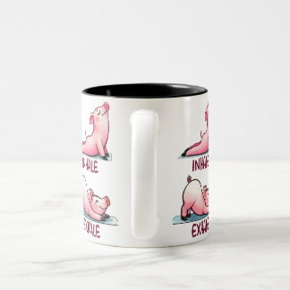 Inhale Exhale Ceramic Mugg