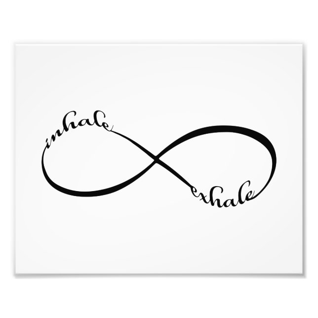 Inhale Exhale Fototryck (Framsidan)