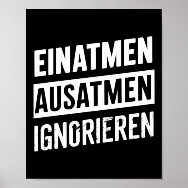 Inhale Exhale Ignore - Hur Överlever jag Sticker? Poster (Framsidan)