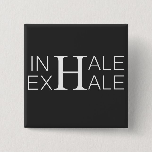 Inhale exhale knapp (Framsida)