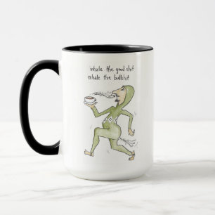 Inhale Exhale morgon Mugg