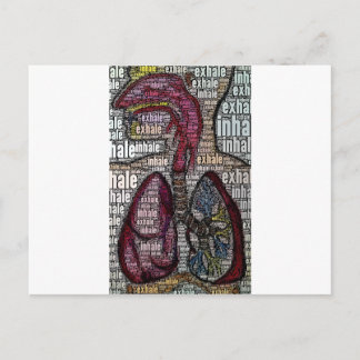 Inhale exhale vykort