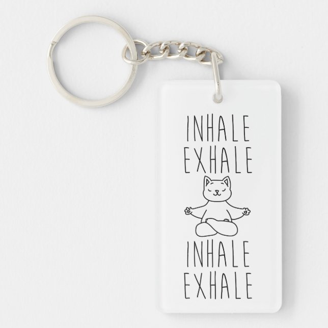 inhale Exhale yoga cat (Framsidan)