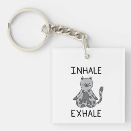 Inhale Exhale Yoga Cat