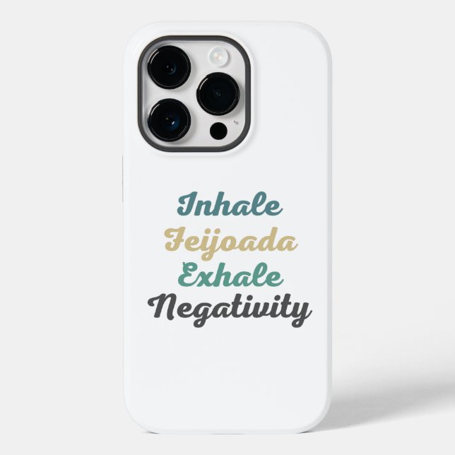 Inhale Feijoada Exhale Negatiativitets telefonväsk (Baksida)