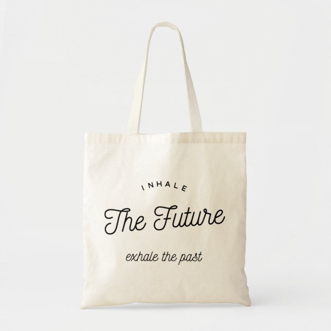 inhale the future tygkasse (Framsidan)